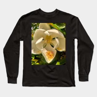 The Sweet Purity of Magnolia Abundance and Unabashed Splendor Long Sleeve T-Shirt